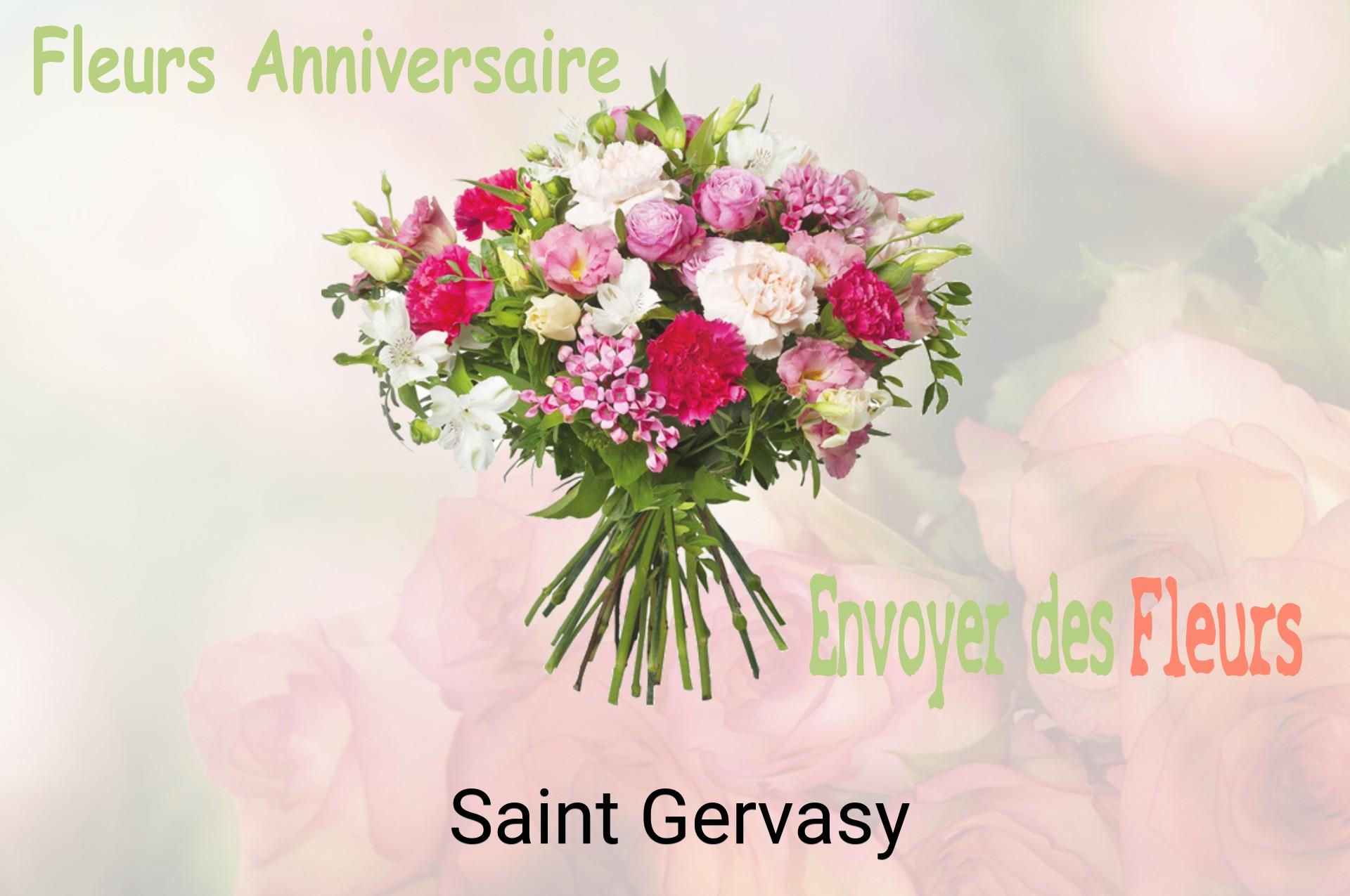 Bouquet de fleurs d’anniversaire livré à Saint-Gervasy