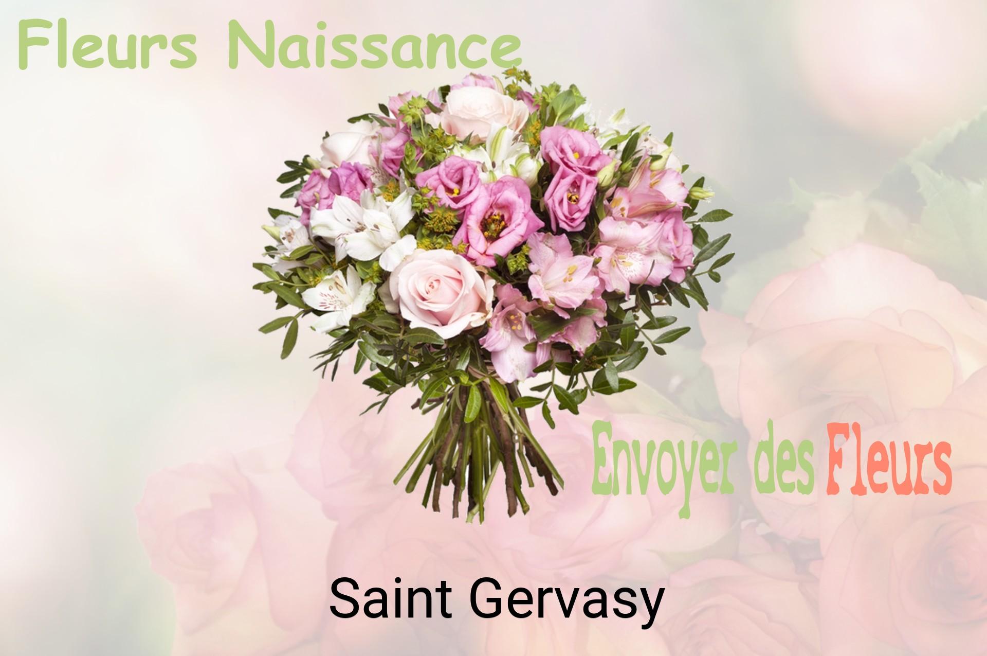 Bouquet de fleurs de naissance livré à Saint-Gervasy